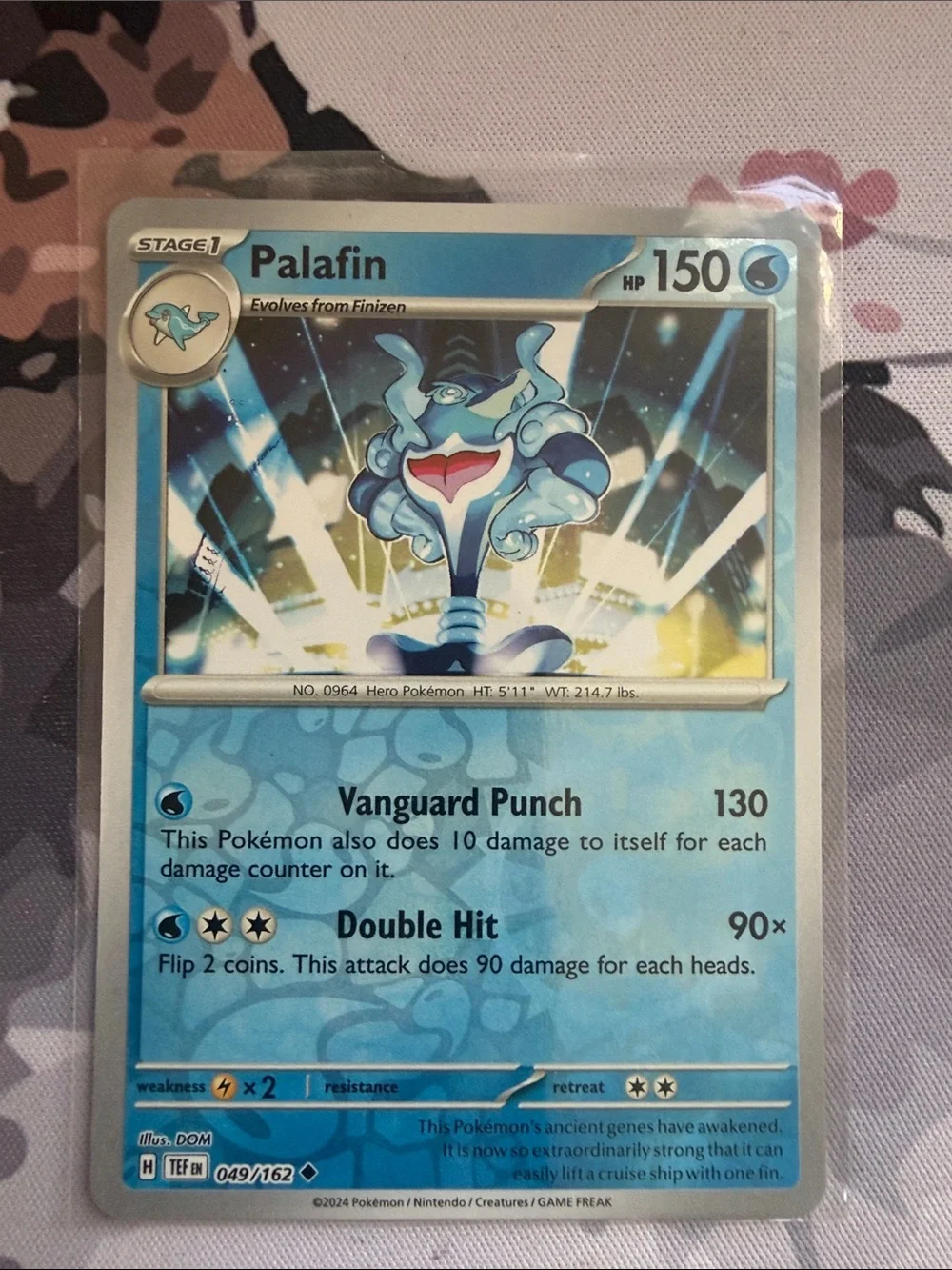 Finizen & Palafin Pokémon Evolution Reverse Holo Card Lot 🌊 4 Cards ✨5/$25✨